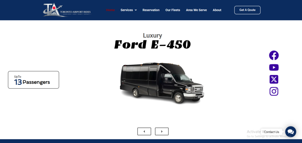 Toronto Airport Rides